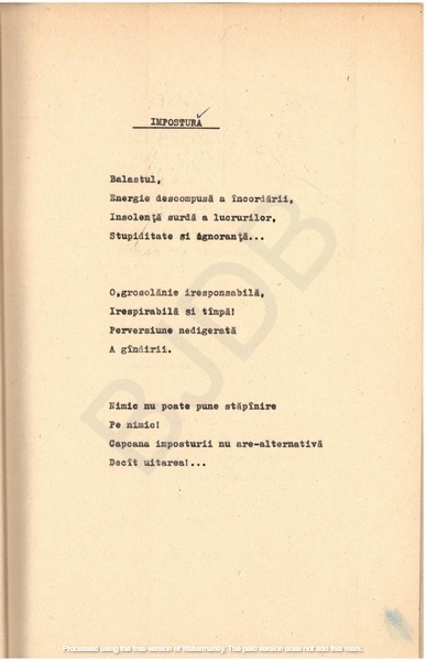 M-1076-1130-22 - 55 de Poezii în manuscris dactilografiat. ALEXANDRU MIRCESCU